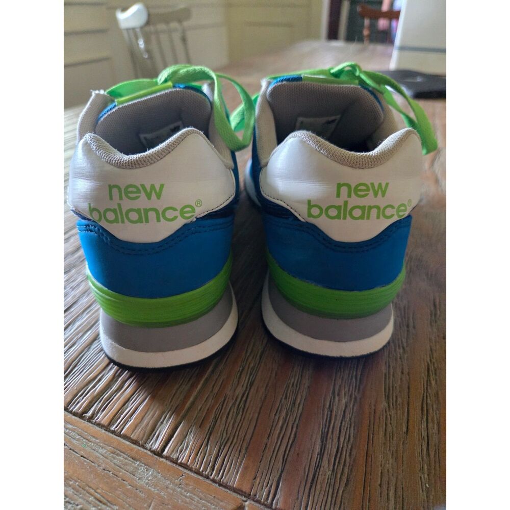 New Balance 574 Paint Chip Blue Size 8.5, style code ML574ACA - Picture 4 of 6